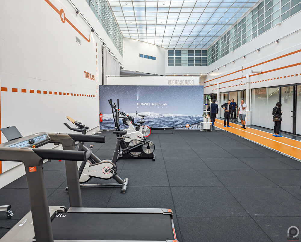 A Huawei Health Lab edzőterme