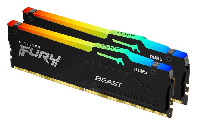 2x16 GB Kingston Fury Beast RGB DDR5-5200 (KF552C36BBEAK2-32)