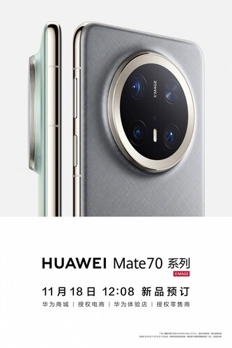 Ez az első hivatalos kép a Huawei Mate 70-ről